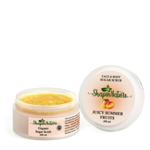 Shapin'Nature Face & Body Sugar Scrub - Cleanser - Juicy Summer Fruits