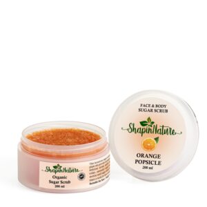 Shapin'Nature Face & Body Sugar Scrub - Cleanser - Orange Popsicle