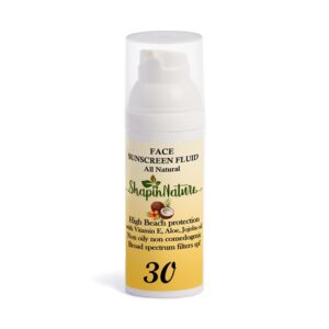 Shapin'Nature All Natural Face Sunscreen Lotion SPF 30