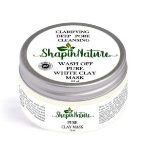 Shapin'Nature White Clay Mask - Face and Body Cleanser